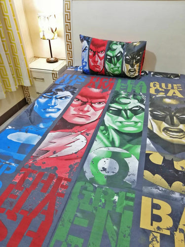 Justice League Bedsheet For Kids
